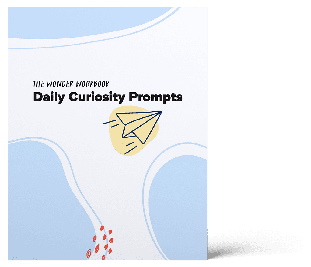 curiosity workbook cover mock up left