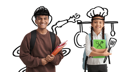 de request a demo bts characters with doodles